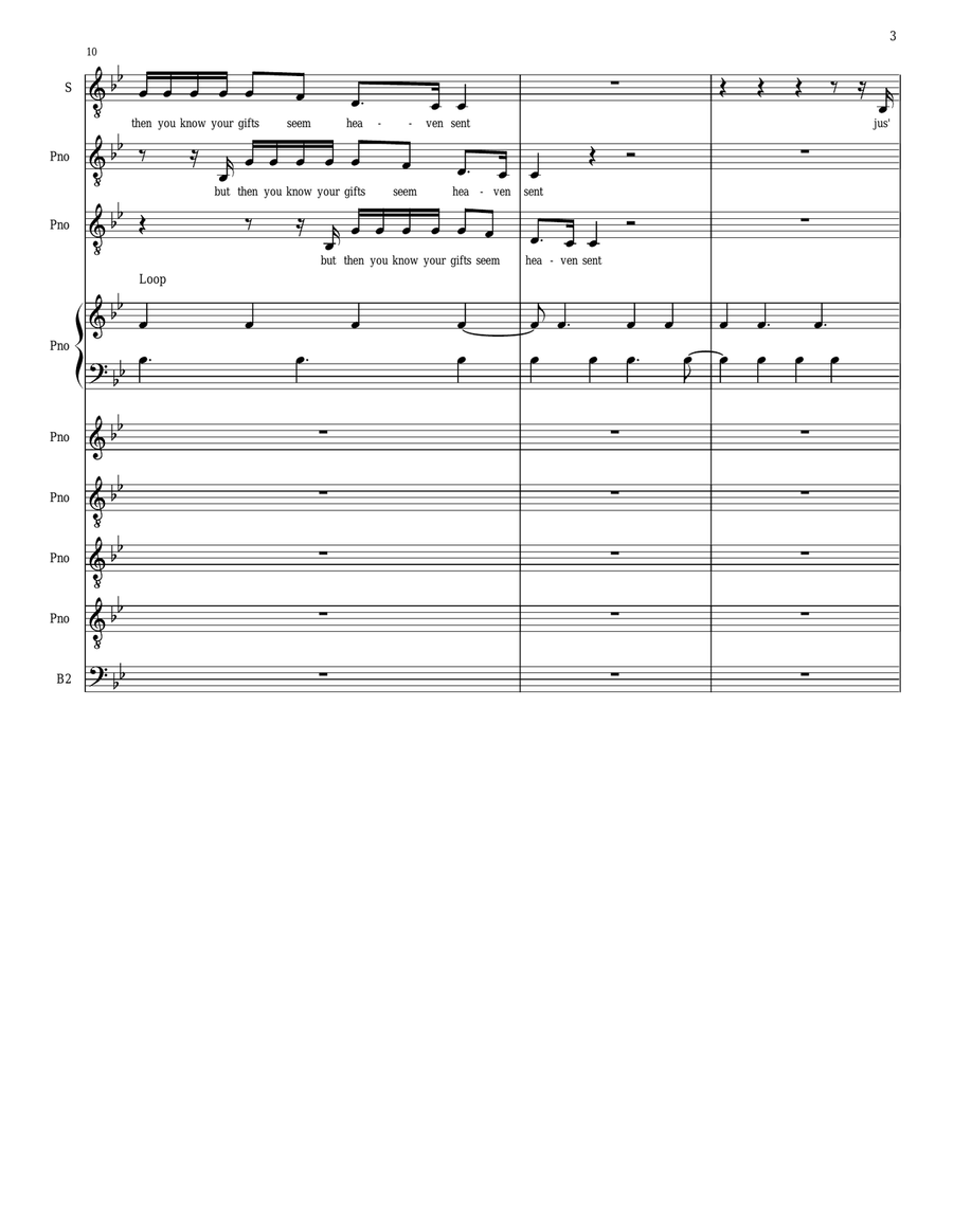 Heavenly Father A Cappella scores gallery preview page 3