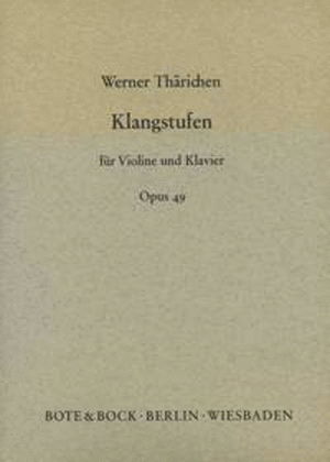 Book cover for Klangstufen op. 49