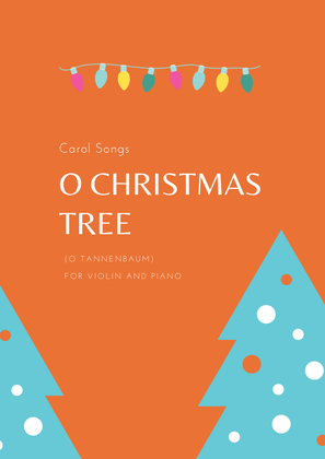 O Christmas Tree violin and piano