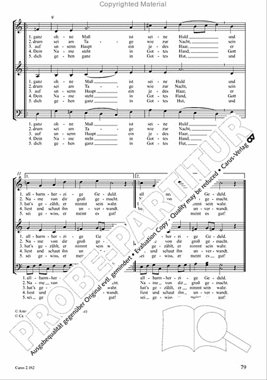 Chorbuch Gotteslob SAM 3-Part scores gallery preview page 80