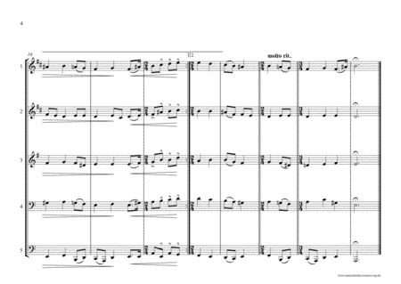 Bulgarian National Anthem (Mila Rodino) for Brass Quintet (MFAO World National Anthem Series) image number null