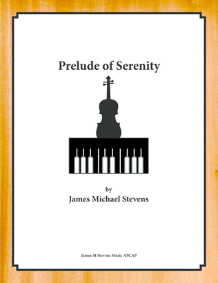 Book cover for Prelude of Serenity - Violin & Piano