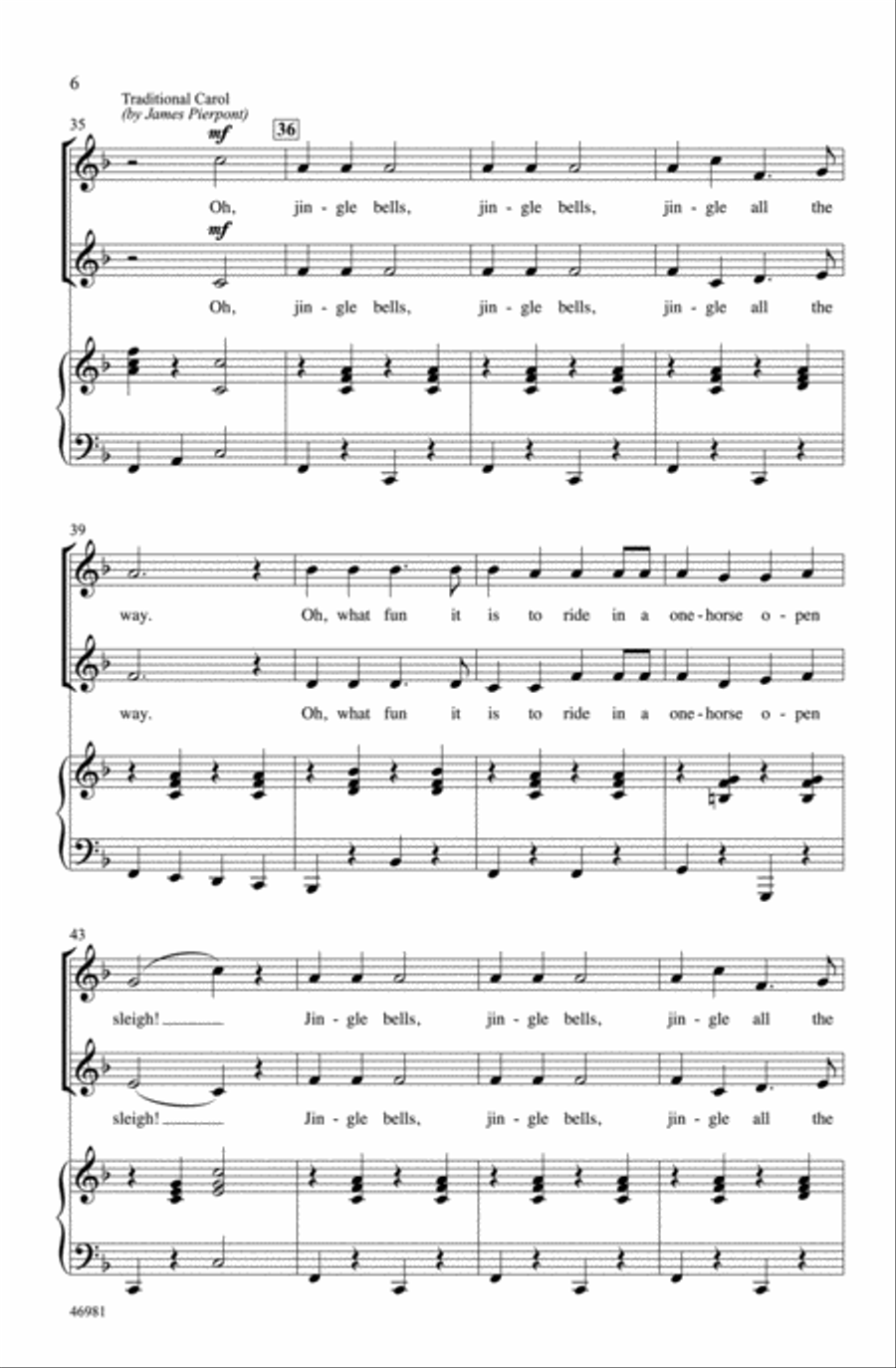 Ev'rybody Sing a Christmas Carol Choir scores gallery preview page 5