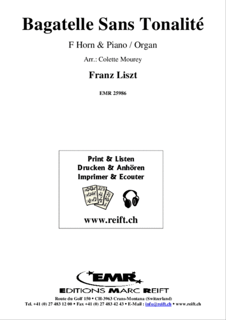 Bagatelle Sans Tonalite Horn scores gallery preview page 2
