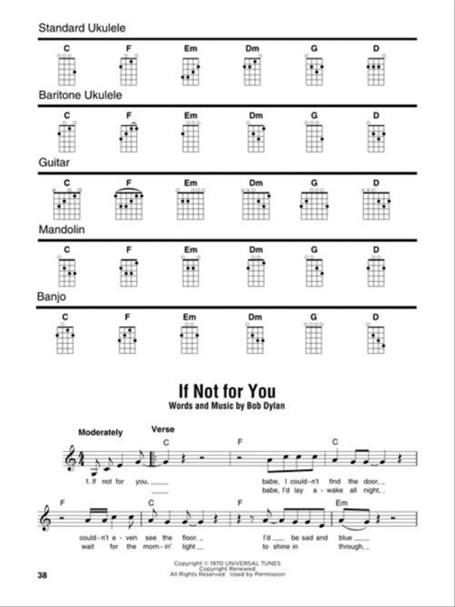Bob Dylan – Strum Together Banjo scores gallery preview page 6