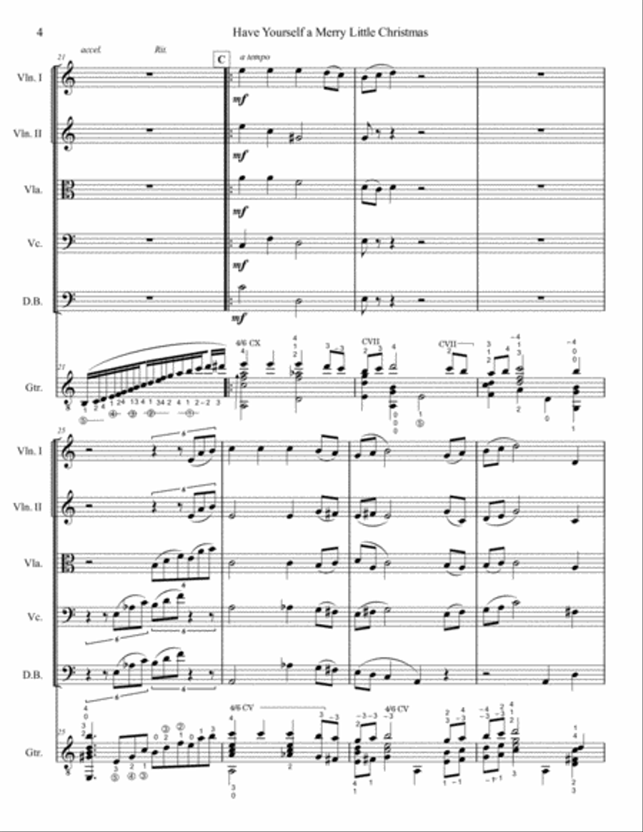 Have Yourself A Merry Little Christmas from MEET ME IN ST. LOUIS String Orchestra scores gallery preview page 5