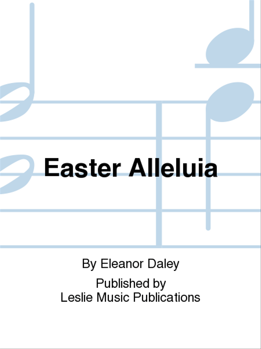 Easter Alleluia 4-Part scores gallery preview page 1