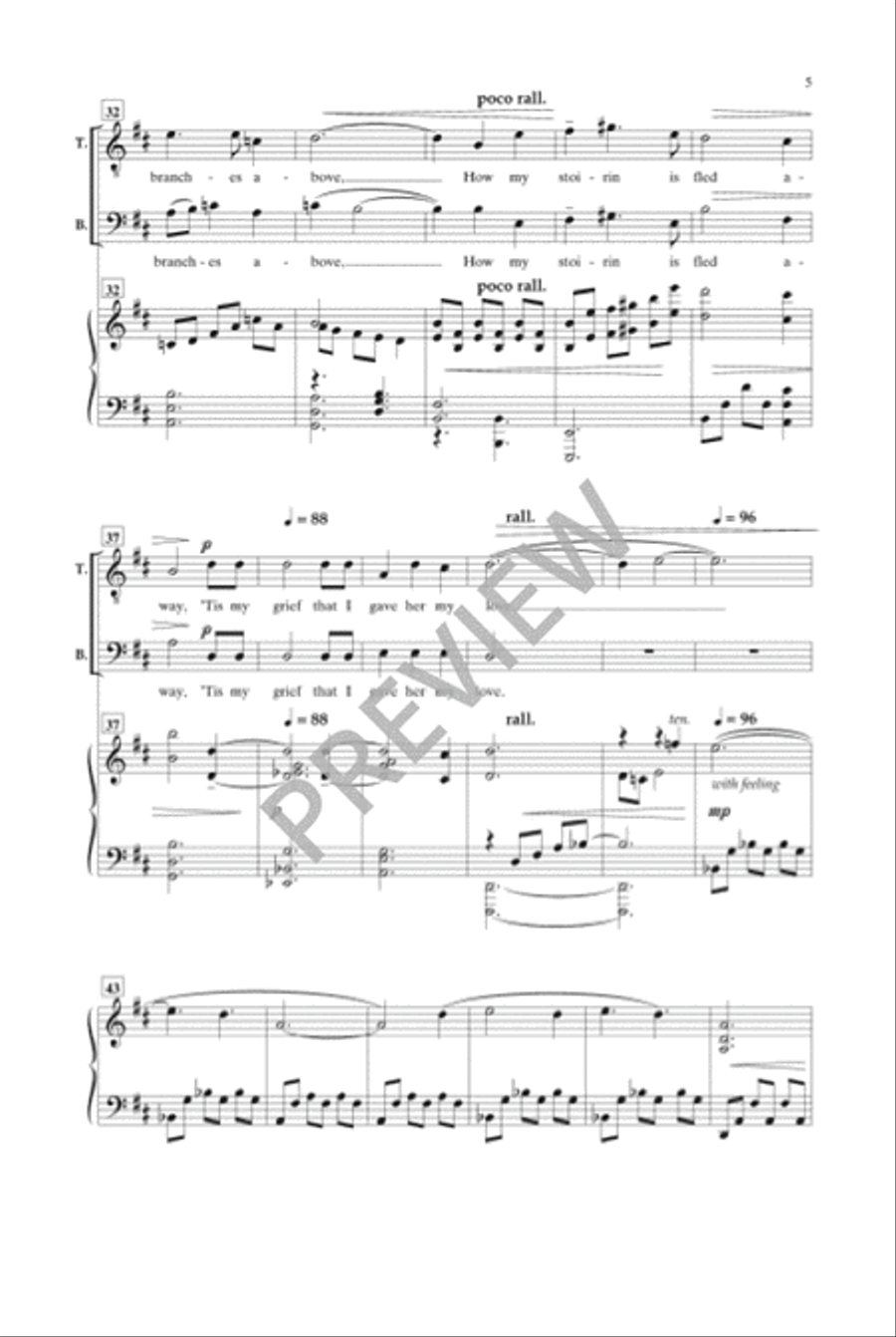 The Stars Stand Up in the Air 4-Part scores gallery preview page 6