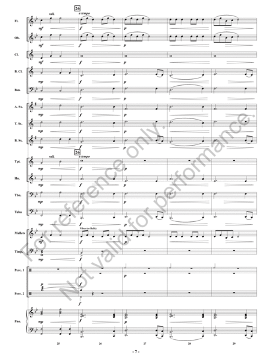 A Christmas Dream A Christmas Dream Concert Band scores gallery preview page 8