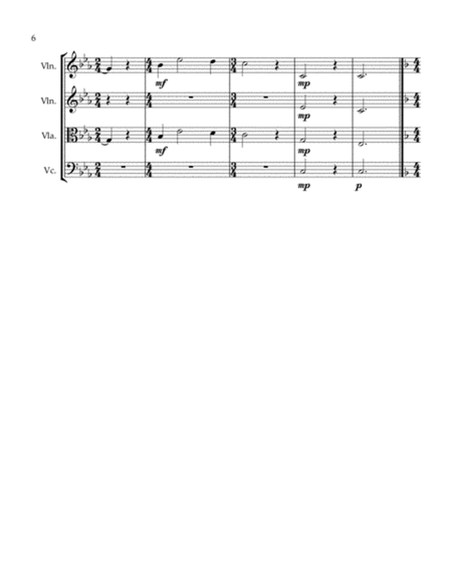 W L Larsen - String Quartet No. 1 image number null