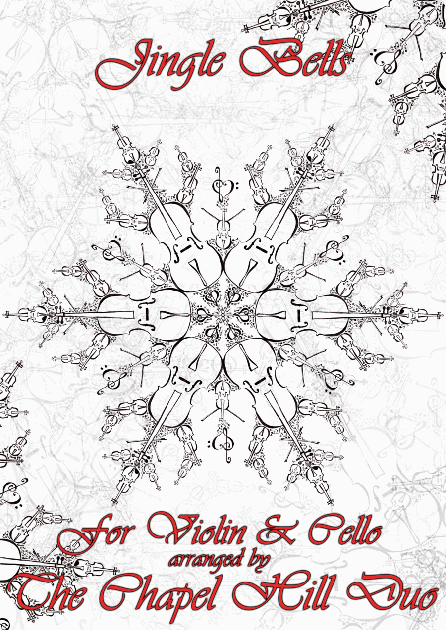 Jingle Bells - Full Length Violin & Cello Arrangement by The Chapel Hill Duo String Duet scores gallery preview page 1
