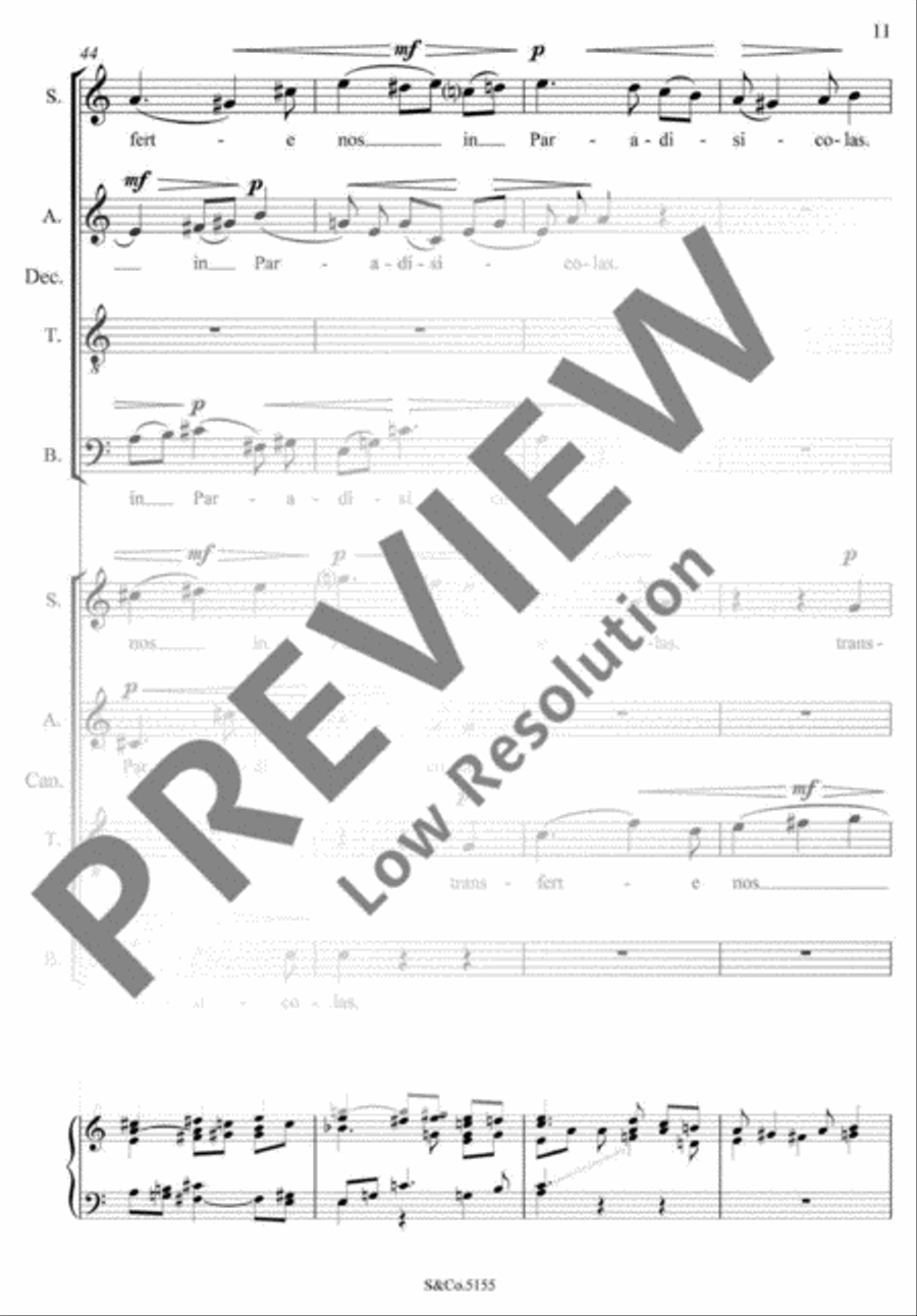 Plebs angelica A Cappella scores gallery preview page 14