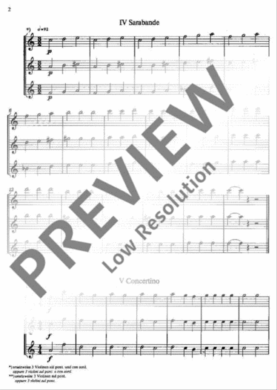 Pollicino Spielmusiken Organ scores gallery preview page 3
