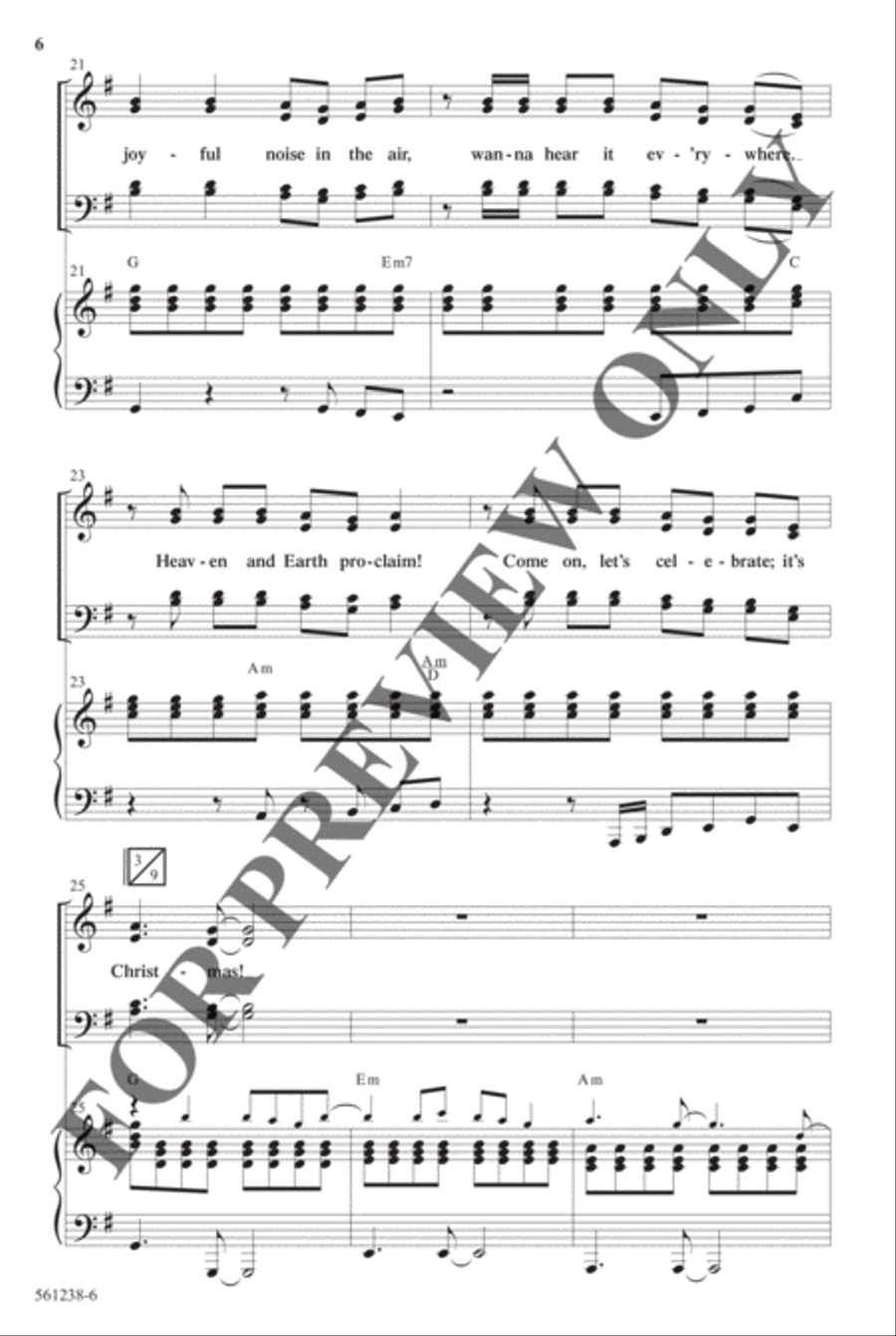 New Christmas Anthem Pak Vol 1 - Anthem Preview Pak Hymn Anthems scores gallery preview page 6