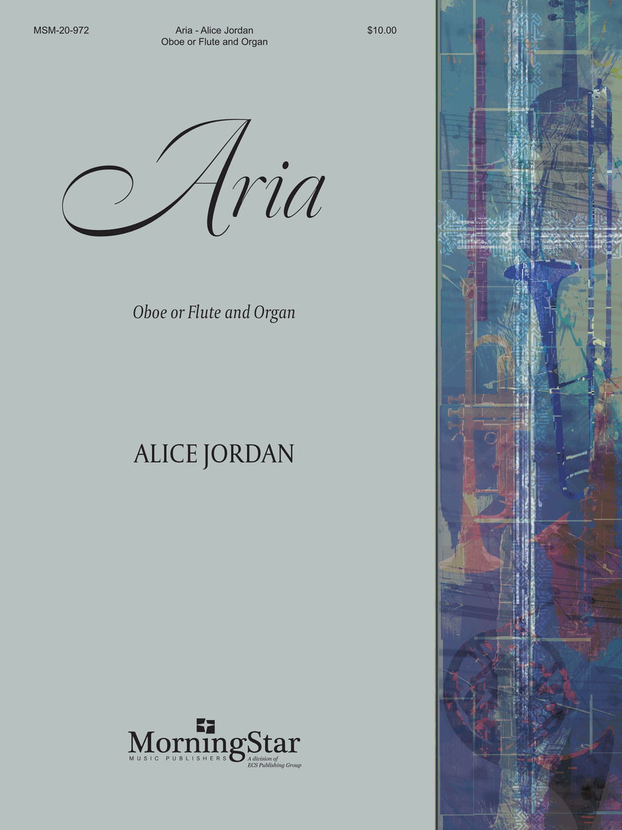 Aria for Oboe or Flute and Organ Flute scores gallery preview page 1