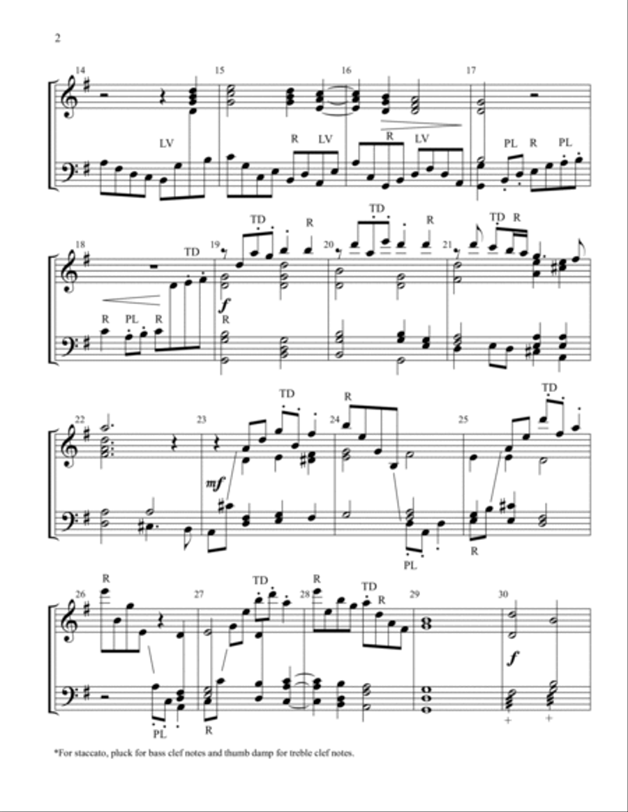 Wie Schon Leuchtet (Handbells, 4 octaves) Wie Schon Leuchtet (Handbells, 4 octaves) 4-Octaves scores gallery preview page 2