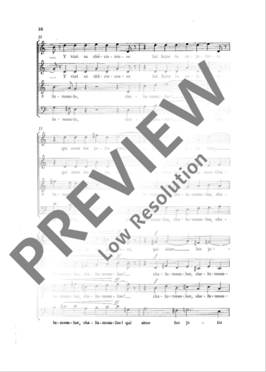 The Nosobame The Nosobame 4-Part scores gallery preview page 17