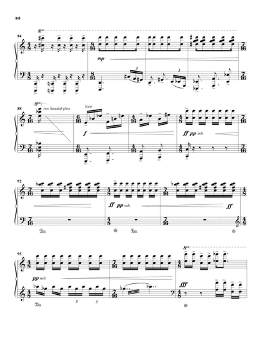Character Suite Piano Solo scores gallery preview page 6