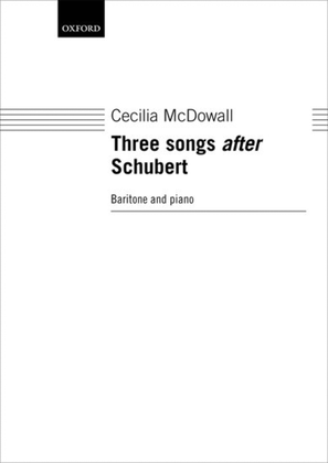 Book cover for Three Songs after Schubert