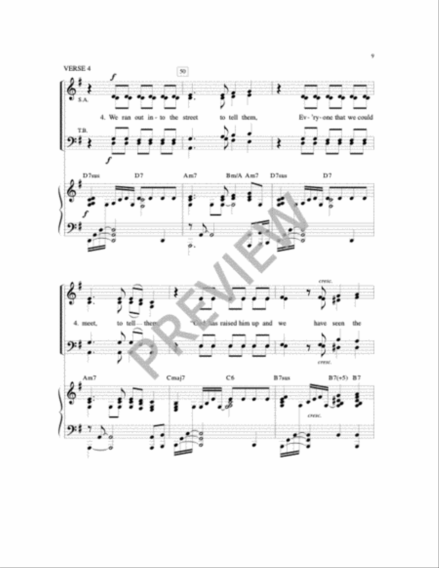 In the Breaking of the Bread 4-Part scores gallery preview page 11
