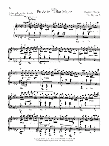 18 Etudes for Piano by Chopin, Debussy, Liszt, Rachmaninoff, Scriabin