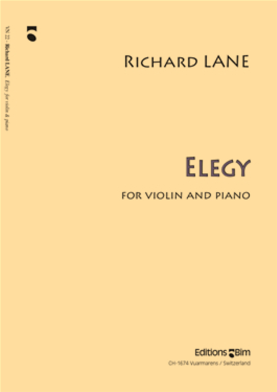Elegy Violin Solo scores gallery preview page 1
