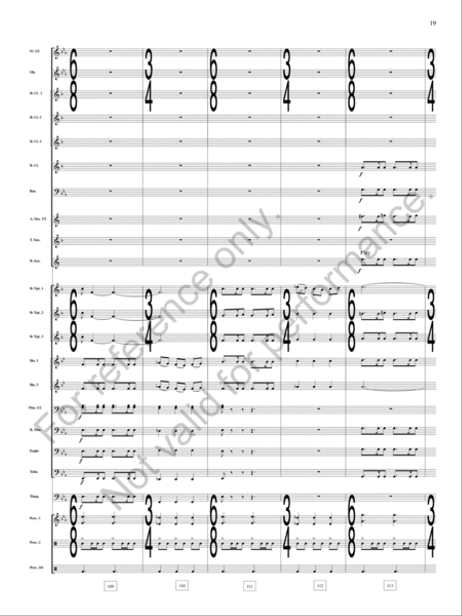Table Rock Festival Table Rock Festival Concert Band scores gallery preview page 20
