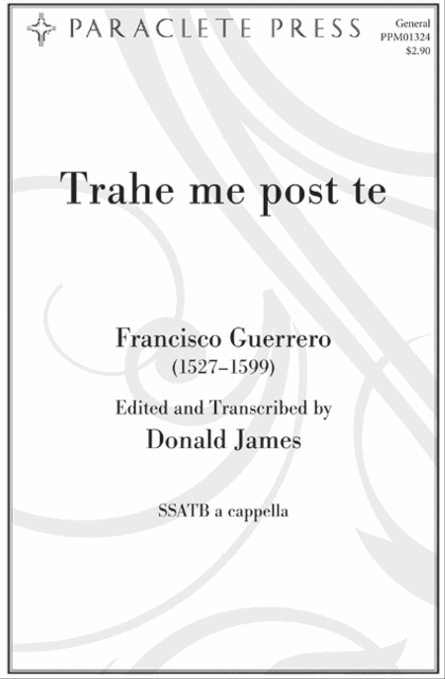 Trahe me post te SSATB scores gallery preview page 1