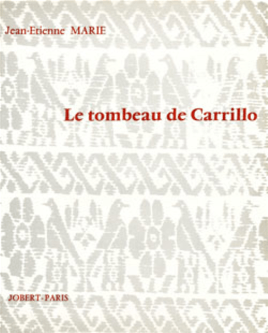 Le Tombeau De Carrillo Piano scores gallery preview page 1