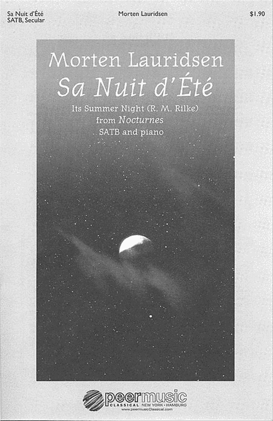 Sa Nuit D'ete (Nocturnes) SA scores gallery preview page 1