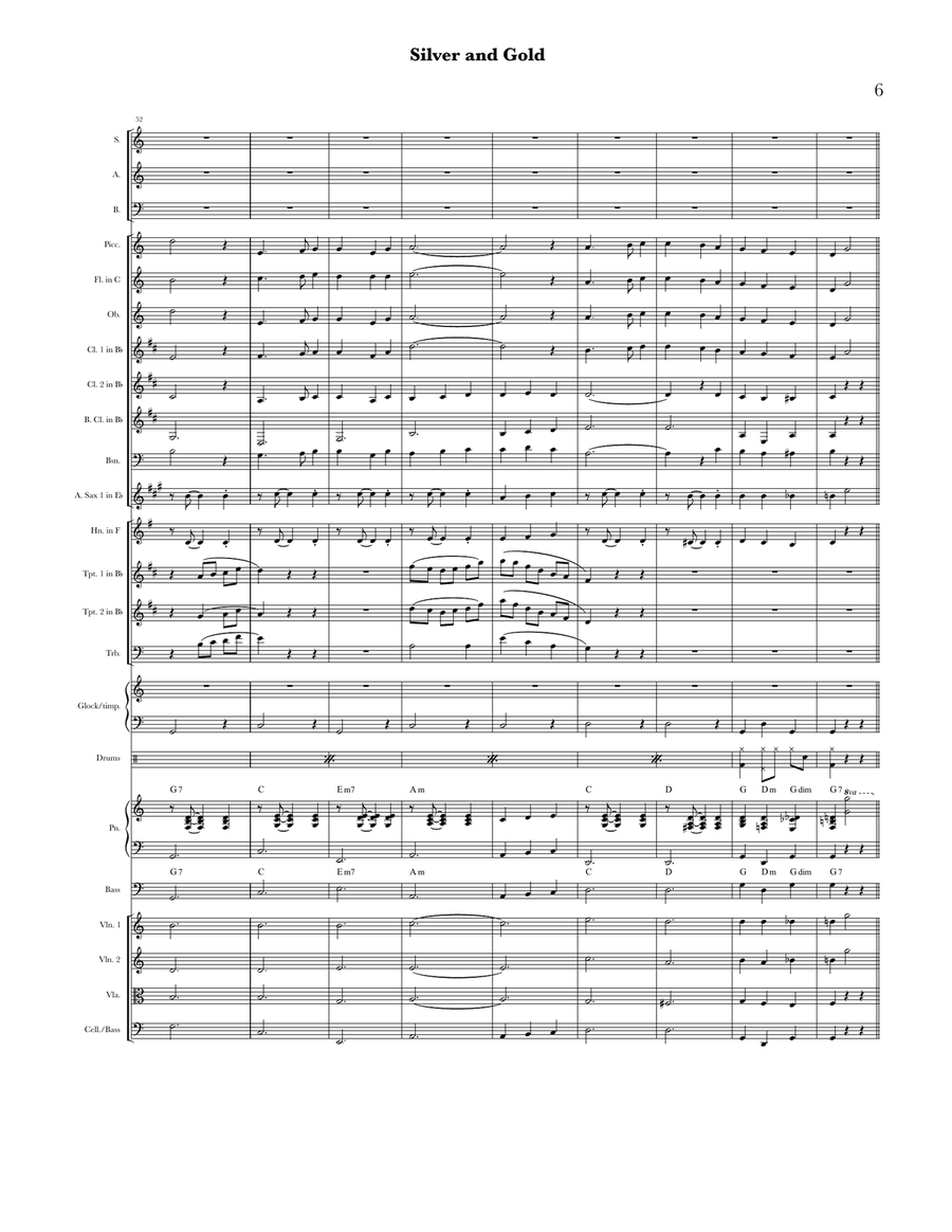 Silver And Gold Chamber Music scores gallery preview page 6