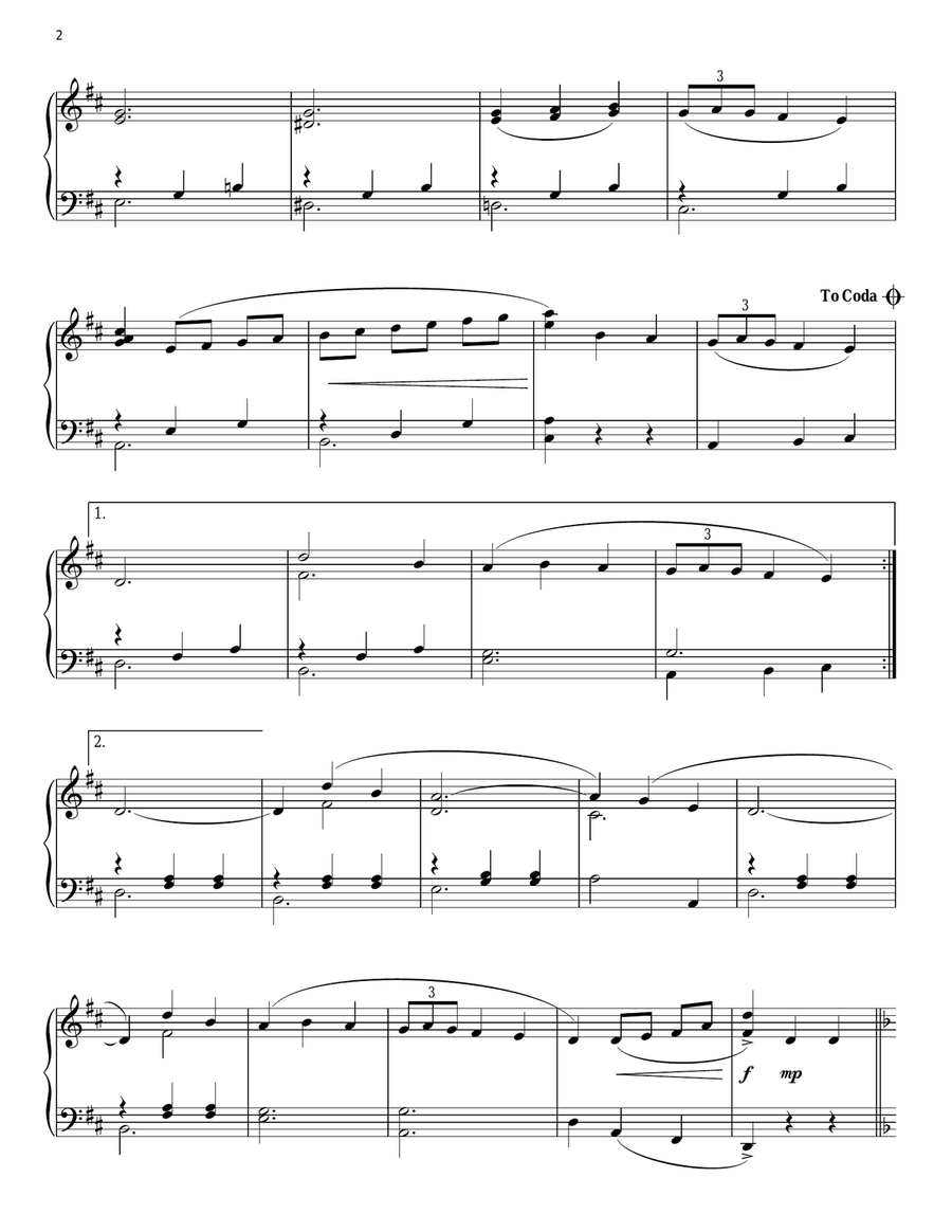 Mademoiselle De Paree Piano Solo scores gallery preview page 2