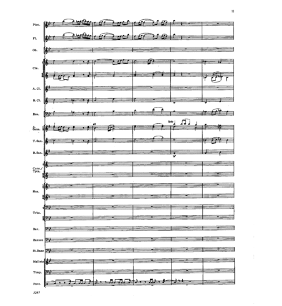 Fanfare and Fantasy Fanfare and Fantasy Concert Band scores gallery preview page 10