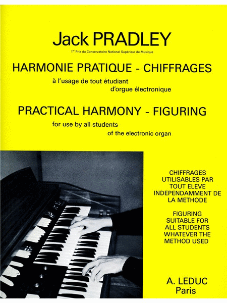 Pradley Harmonie Pratique Chiffrage Electric Organ Book
