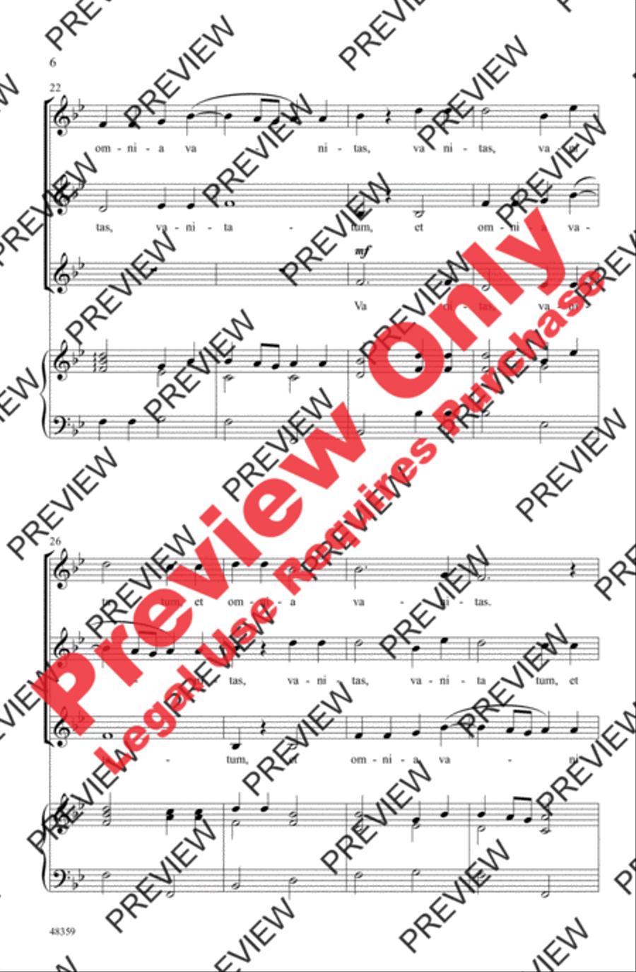 Vanitas Canon Vanitas Canon Women's Choir scores gallery preview page 6