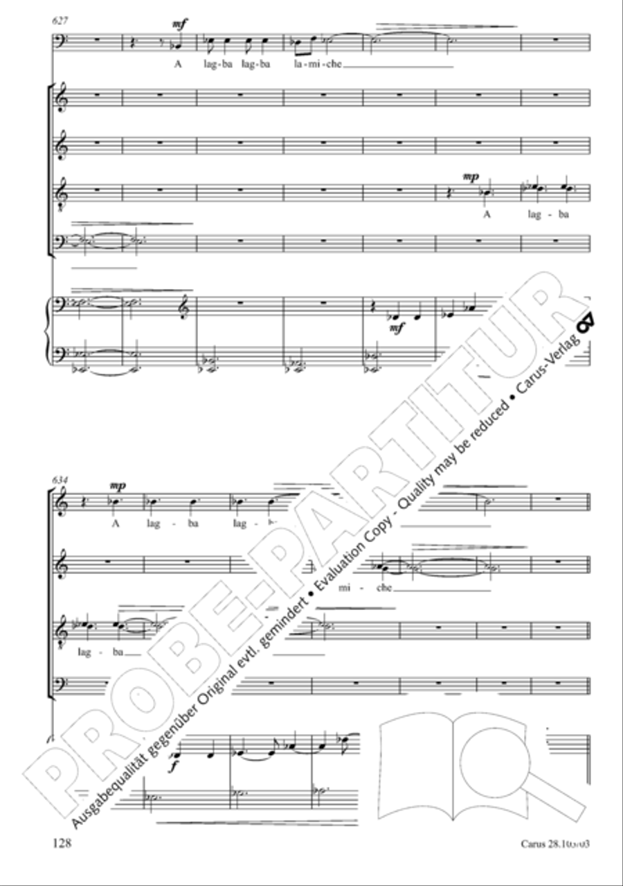 Water Water 4-Part scores gallery preview page 143
