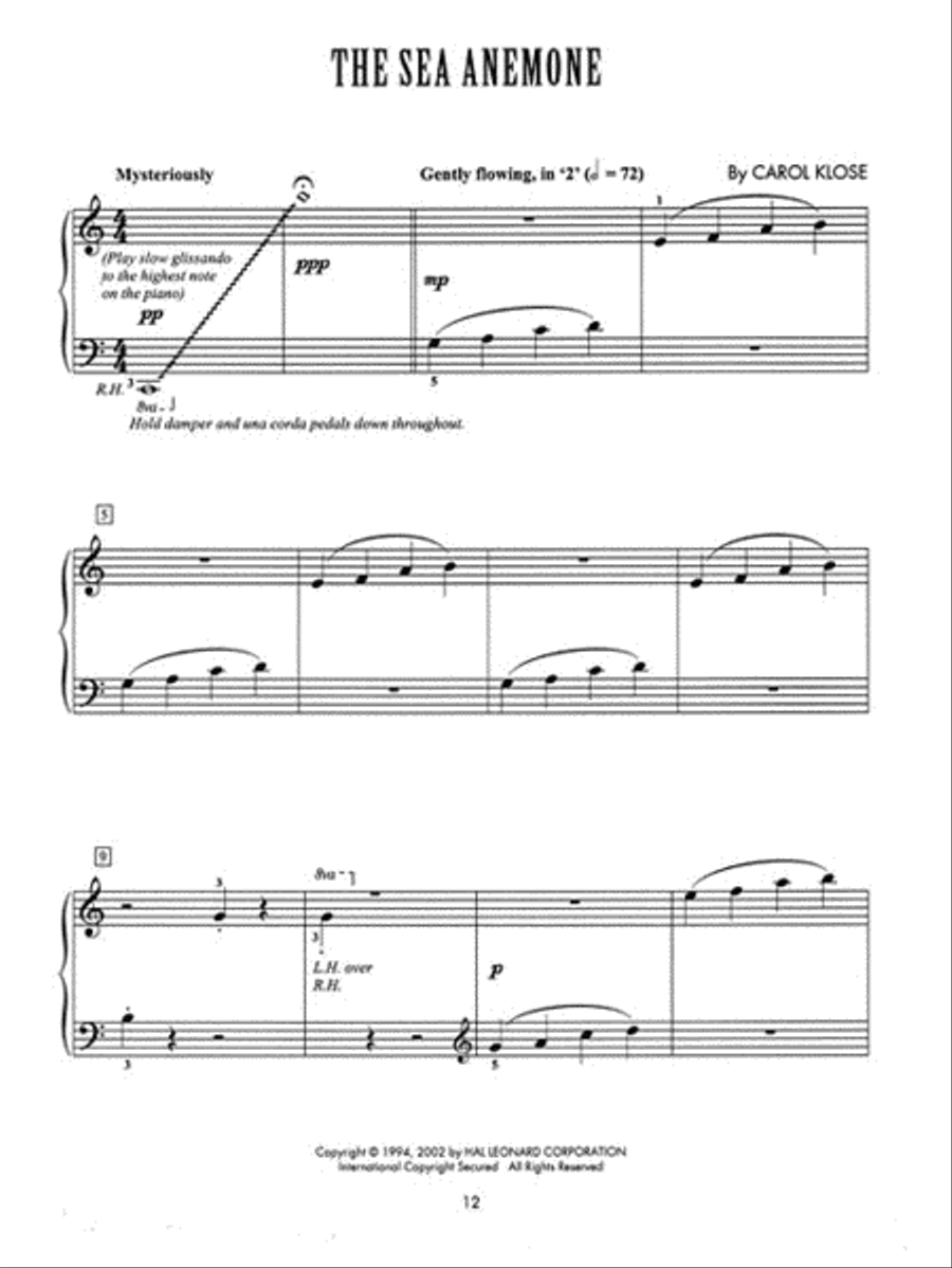 Coral Reef Suite Piano Method scores gallery preview page 6