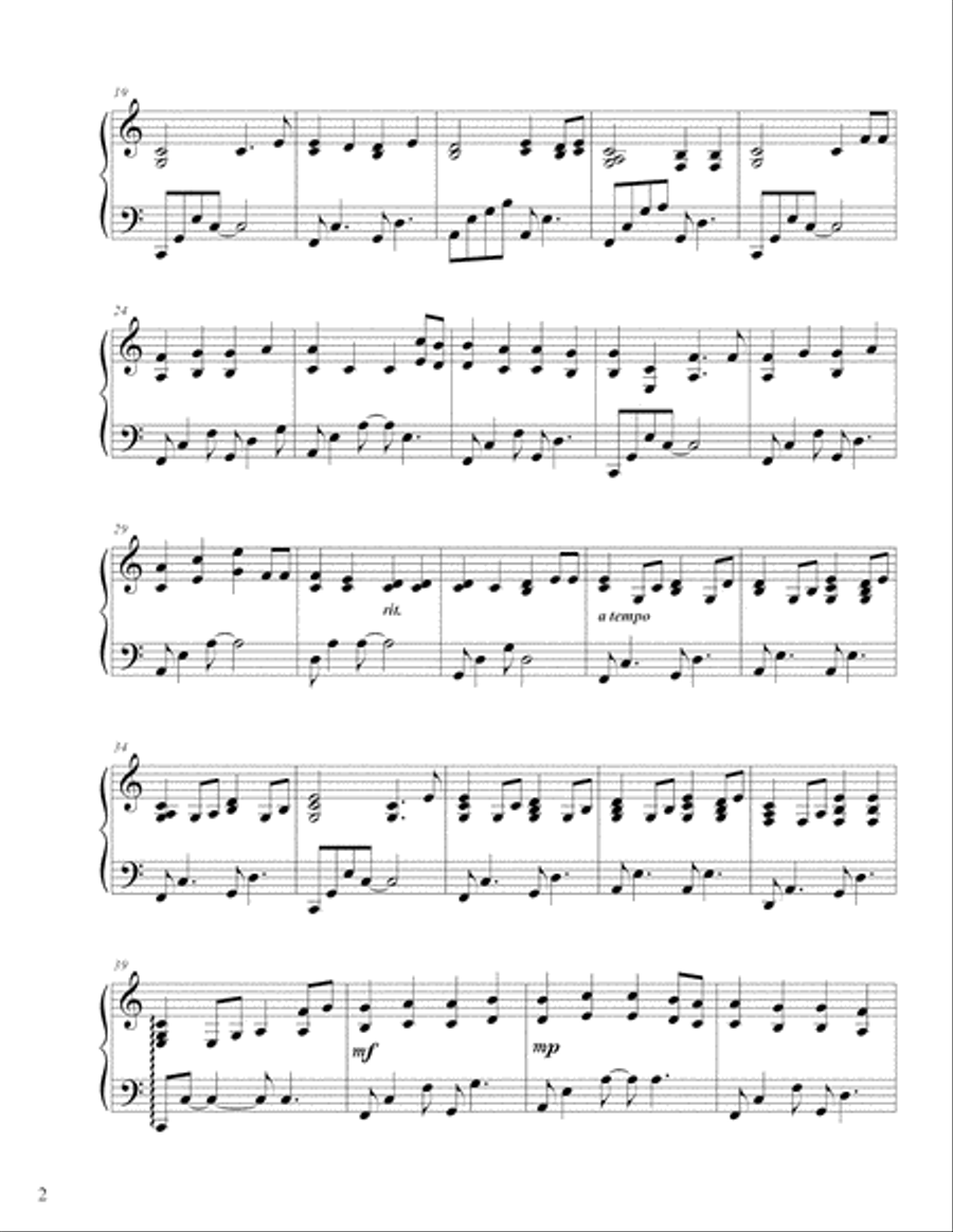 Cupid Blindfolded (Full album sheet music) Piano Solo scores gallery preview page 4
