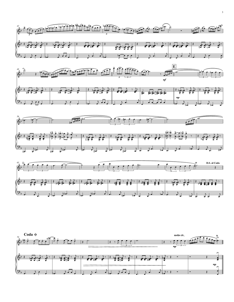 The Girl From Ipanema (garôta De Ipanema) Flute Solo scores gallery preview page 3