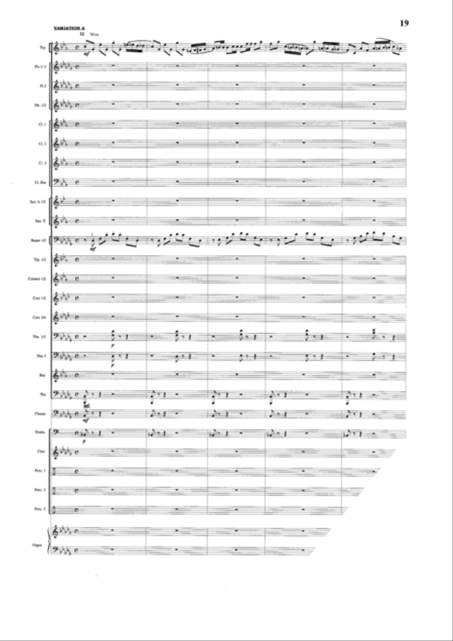 Thema und Variationen Concert Band scores gallery preview page 8