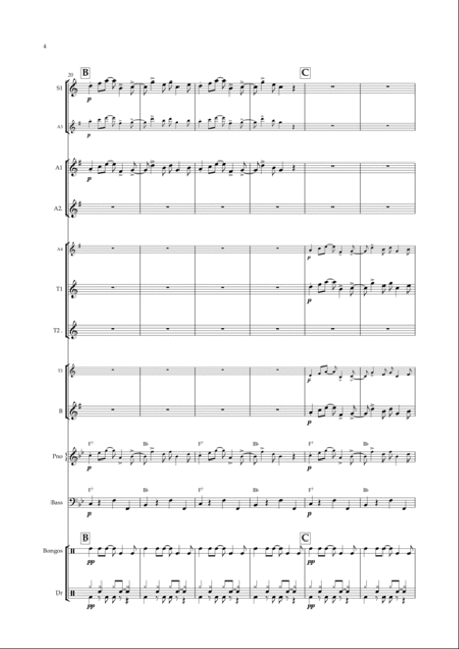 Mambo #8 Woodwind Ensemble scores gallery preview page 4