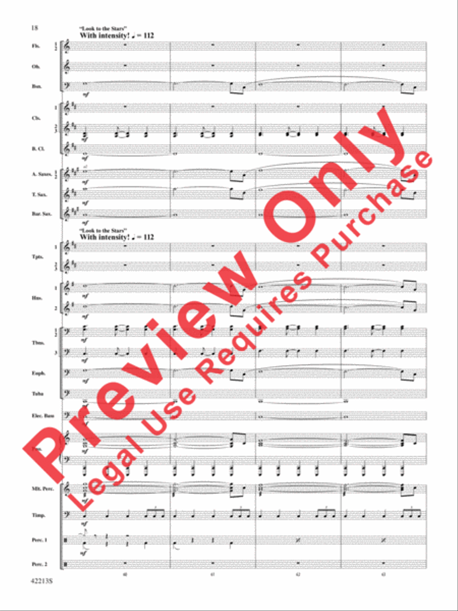 At the Movies with Hans Zimmer Concert Band scores gallery preview page 19