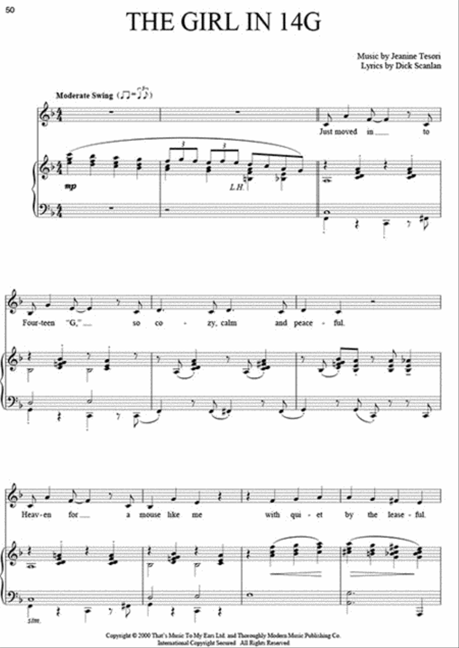 Theatre and Cabaret Comedy Songs - Women's Edition Voice scores gallery preview page 4