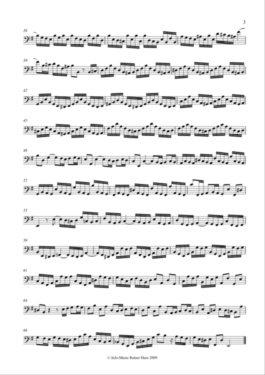 J.S.Bach Sonata in e, BWV 1034 Small Ensemble scores gallery preview page 4