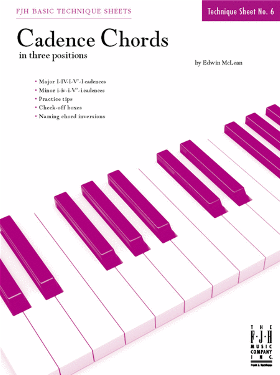 Cadence Chords in three positions Piano Method scores gallery preview page 2