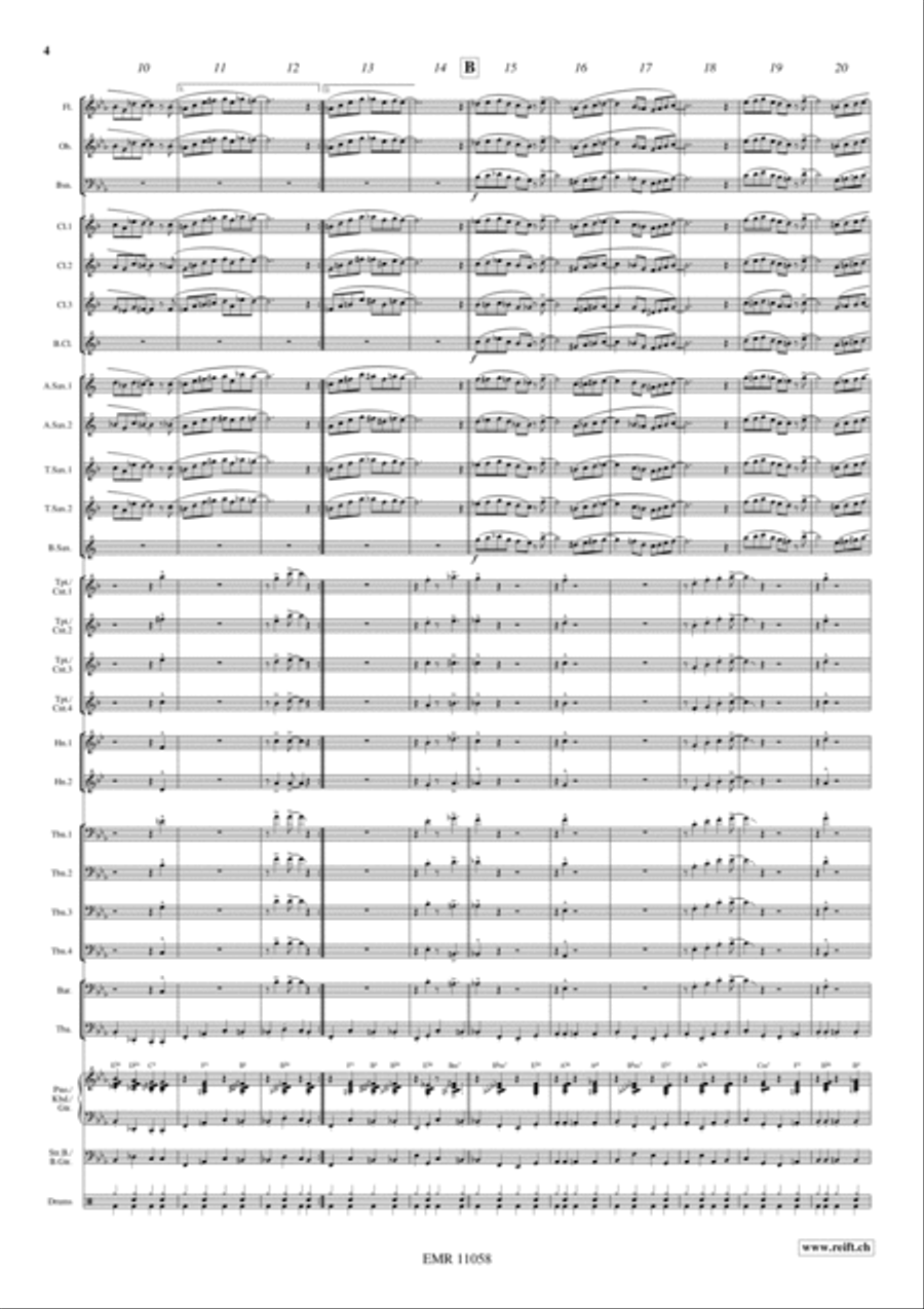 What's Cooking? Concert Band scores gallery preview page 5