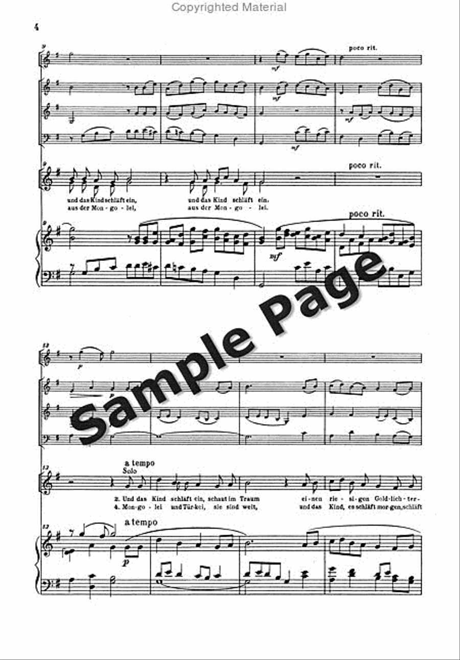 Onkel Mond Onkel Mond Children's Choir scores gallery preview page 5