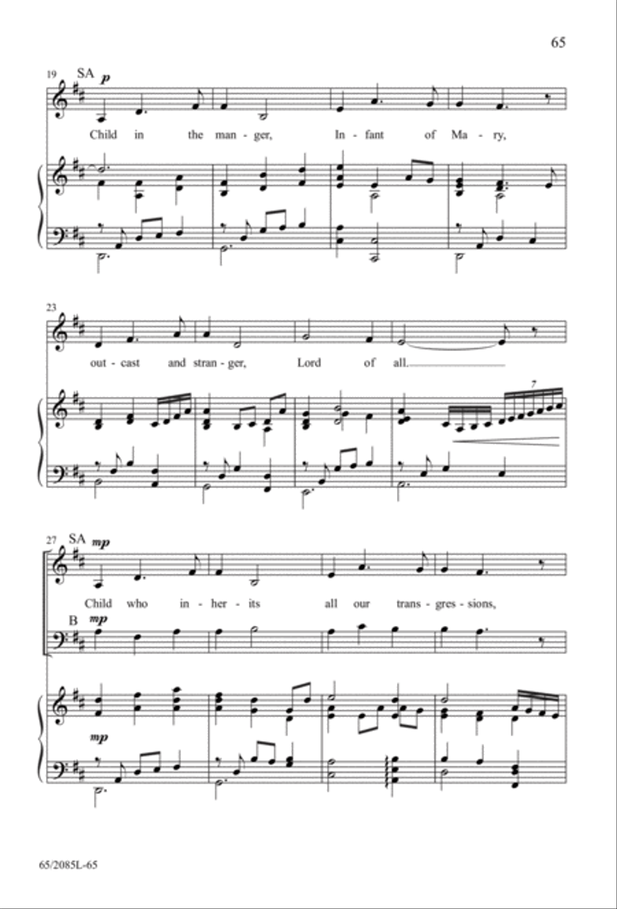 Sing Joy to All the World! 3-Part scores gallery preview page 16