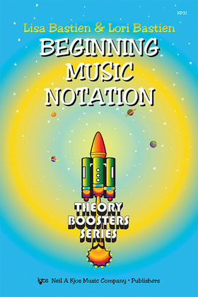 Book cover for Bastien Theory Boosters: Beginning Music Notation