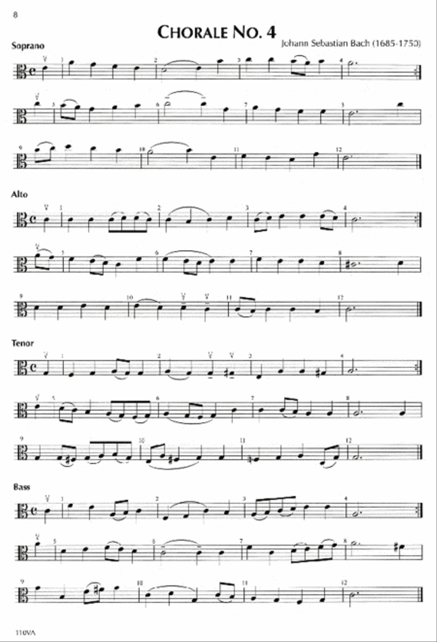 Bach and Before for Strings - Viola Chamber Orchestra scores gallery preview page 2